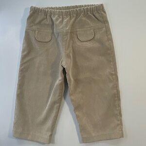Pilar Nuevo Tan Lightweight corduroy pull on pants Size 6 months.